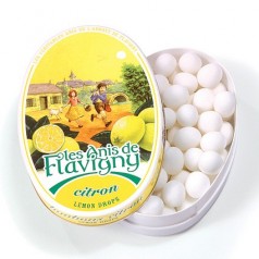 Bonbons Citron , boîte ovale 50g