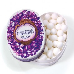 Bonbons Violette, boîte ovale 50g