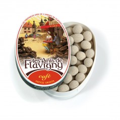 Bonbons Café, boîte ovale 50g