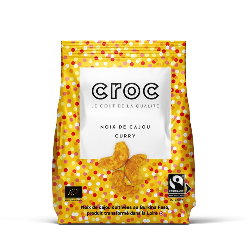 Noix de cajou, Curry / Sachet à partager - 100 G