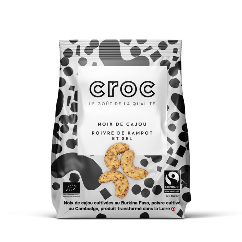 Noix de cajou, Poivre de Kampot & Sel / Sachet à partager - 100 G