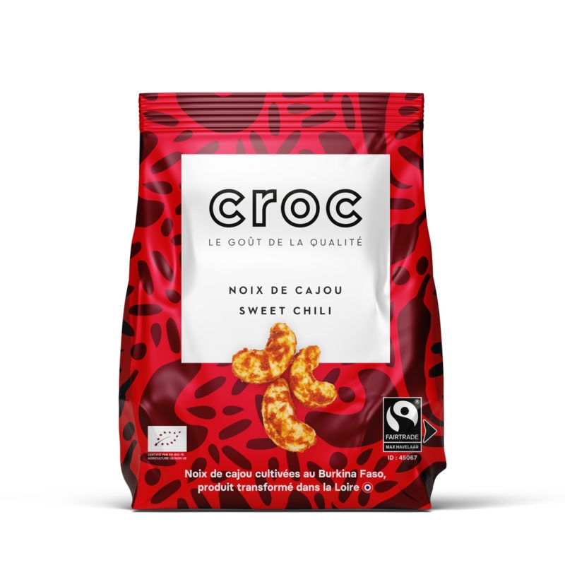 Noix de cajou, Sweet Chili (chili doux) / Sachet à partager - 100 G