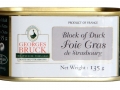 Bloc de foie gras de canard Georges Bruck, Alsace, 135 g