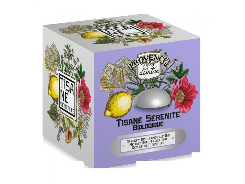 Tisane Sérénité BIO, coffret métal 24 sachets