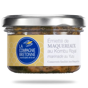 Emietté de maquereaux au Kombu Royal, marinade au Yuzu, 90 g