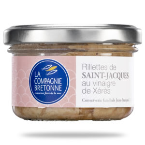 Rillettes de Saint-Jacques au vinaigre de Xérès,  90 g