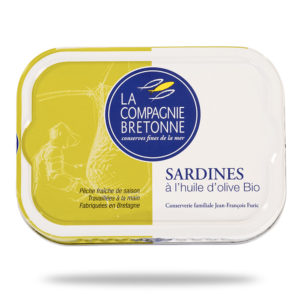 Sardines à l’huile d’olive Bio, 115 g