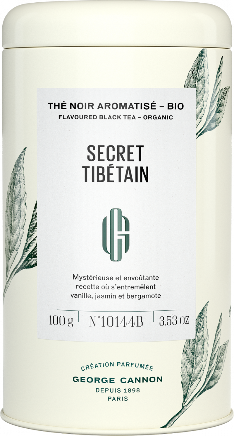 Thé noir aromatisé BIO - SECRET TIBETAIN - Boîte 100g