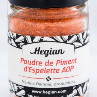 Poudre de  Piment d’Espelette AOP,  50g