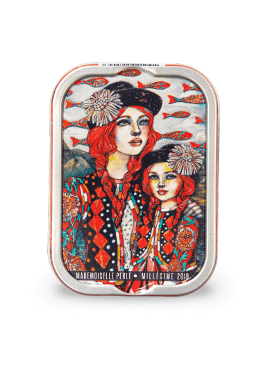 Sardines Millésimées 2019 Delphine Cossais « Mlle Perle et Capucine au Pérou », 115 g