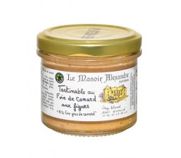 Tartinable au Foie de Canard aux Figues "25% Foie Gras de Canard", 90 g