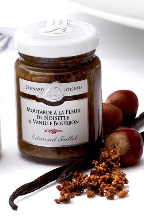 Moutarde à la fleur de noisette et vanille bourbon, 100 g