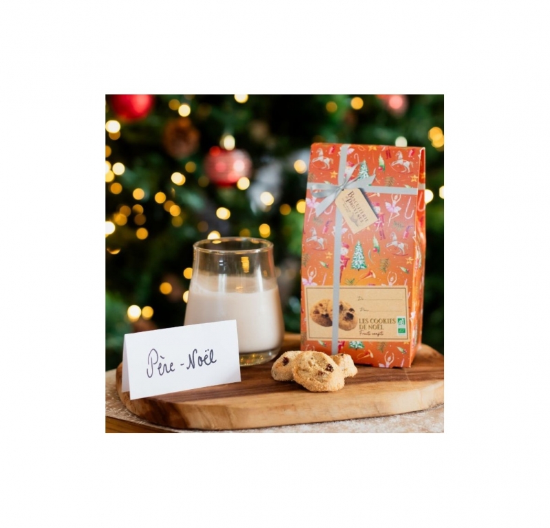 Cookies de Noël aux fruits confits BIO - 120 G