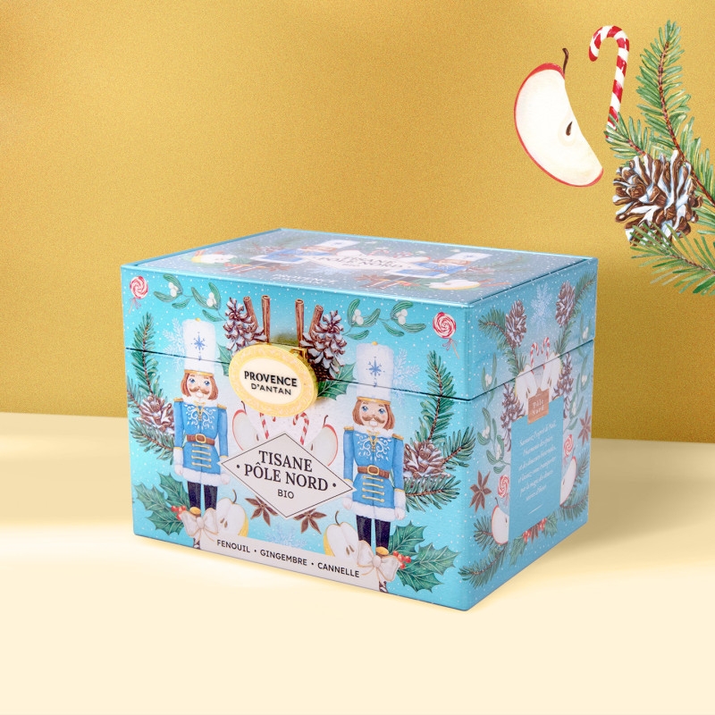 Coffre métal Pôle Nord Bio* Pomme Fenouil Gingembre