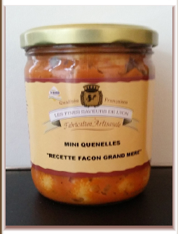 Mini quenelles Lyonnaises en sauce "Recette façon grand-mère", 380 g