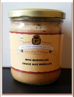 Mini quenelles sauce Morilles, 380 g                                              