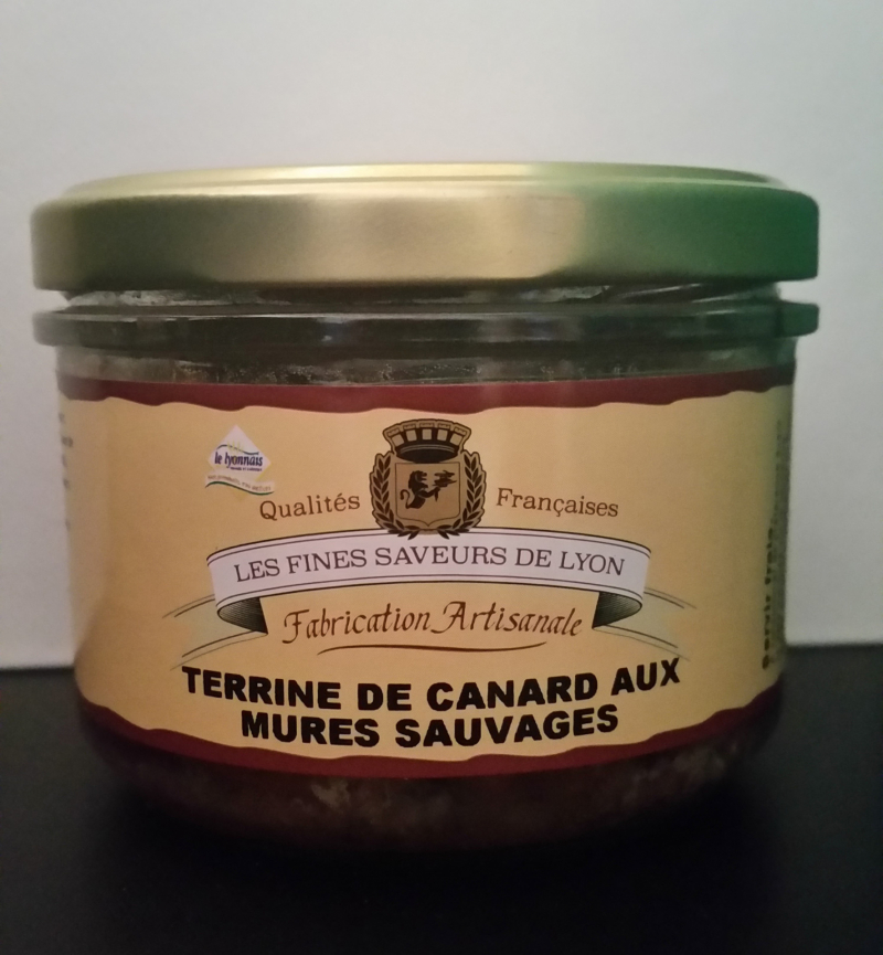 Terrine de Canard aux mûres sauvages, 180 g