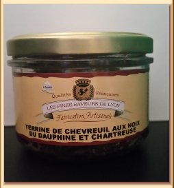 Terrine de Chevreuil aux Noix du Dauphiné, 180 g              
