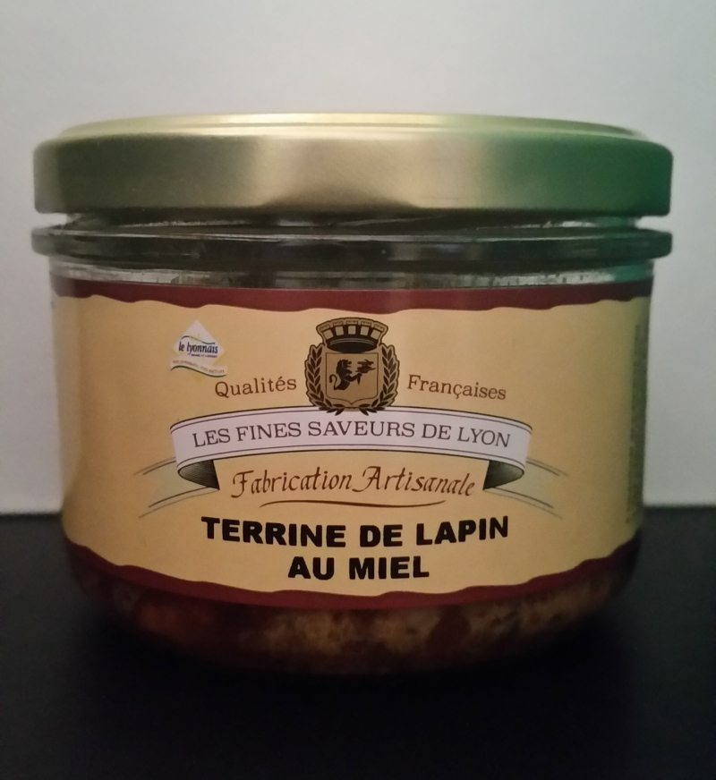 Terrine de Lapin au Miel, 180 g                                                                 