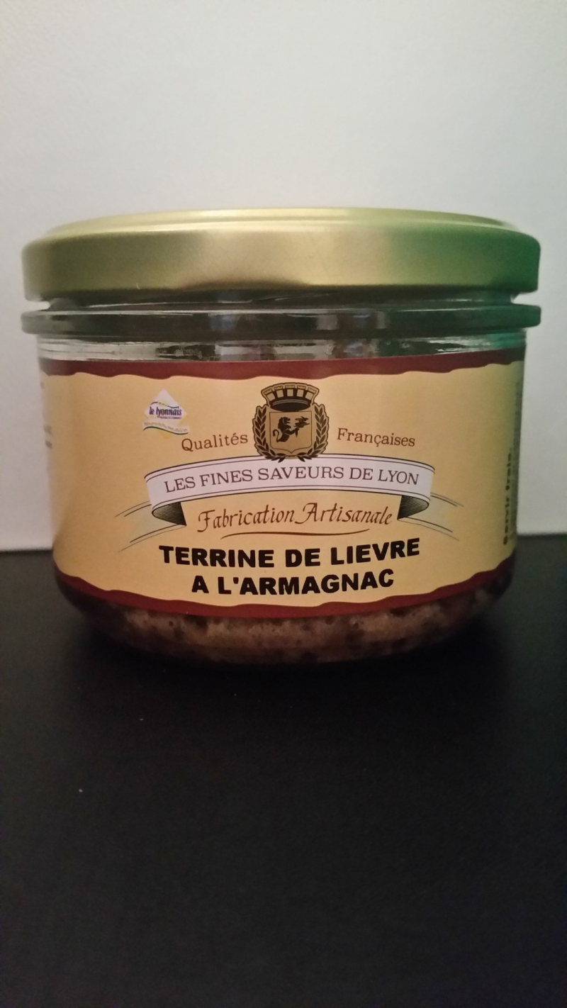 Terrine de Lièvre a l'armagnac , 180 g                                                       