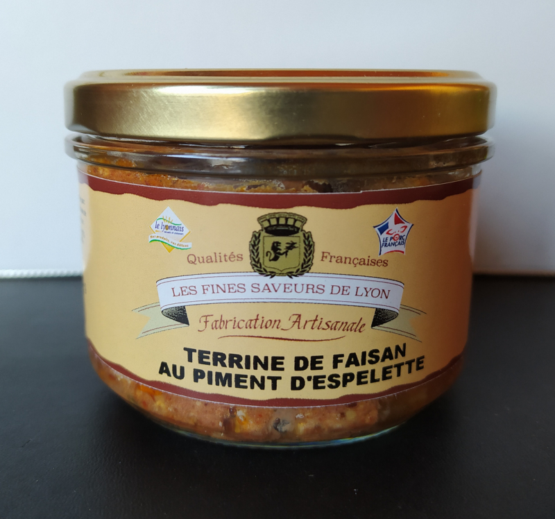 Terrine de Faisan au Piment d'Espelette, 180 g                