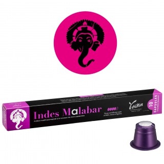 Etui 10 capsules café Indes Malabar