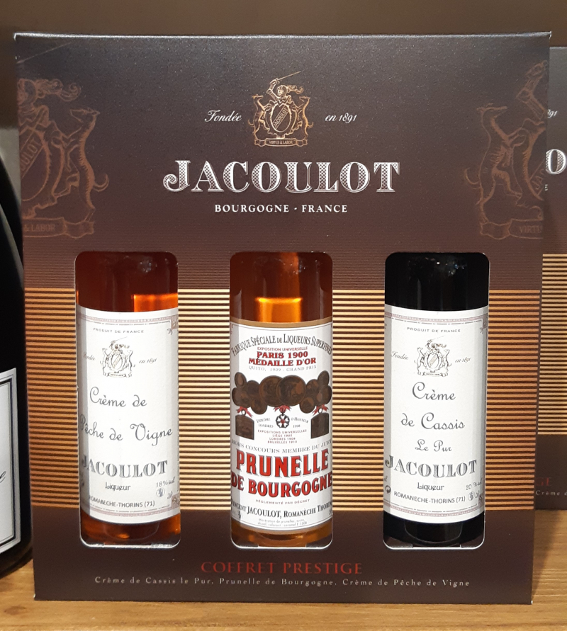Coffret "Prestige"Jacoulot, 3 x 20 cl